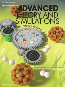 A front cover desgin for the scientific journal Advanced Theory and Simulations. #SciArt