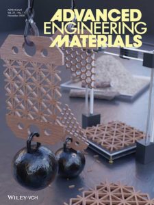 A scientific cover design for the journal Advanced Engineering Materials. #SciArt