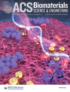 The front cover art of ACS Biomaterials Science and Engineering. #MyACSCover #SciArt