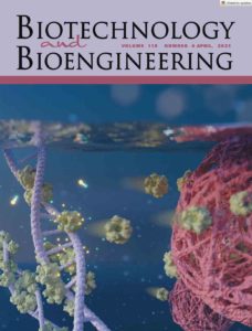 A journal cover art for the journal Biotechnology and Bioengineering. #SciArt
