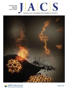 JACS cover art showing the mechanistic formation of soot.