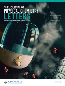 A cover art for the Journal of Physical Chemistry Letters, JPCL, showing how humidifiers produce hydrogen peroxide.